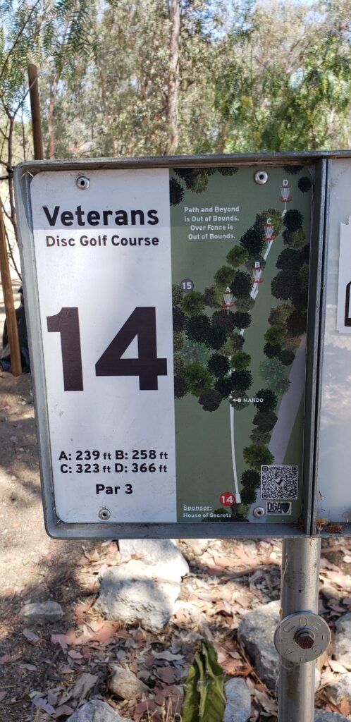 Hole 14 Sylmar Disc Golf