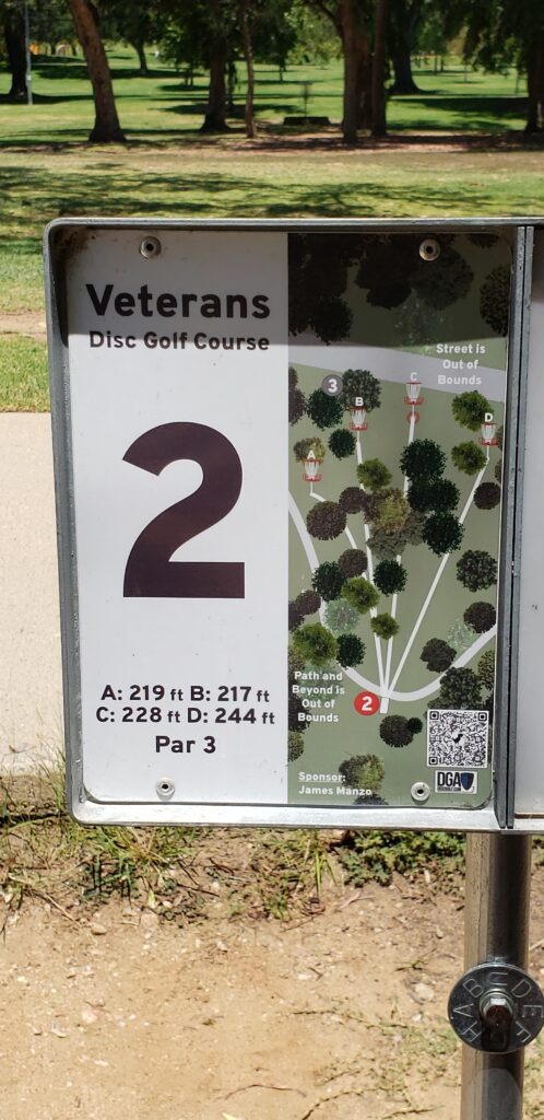 Hole 2 Sylmar Disc Golf