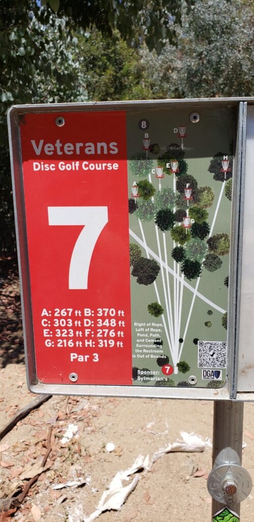 Hole 7 Sylmar Disc Golf