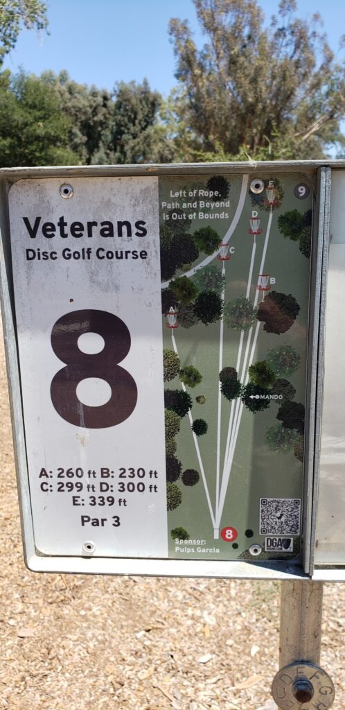 Hole 8 Sylmar Disc Golf